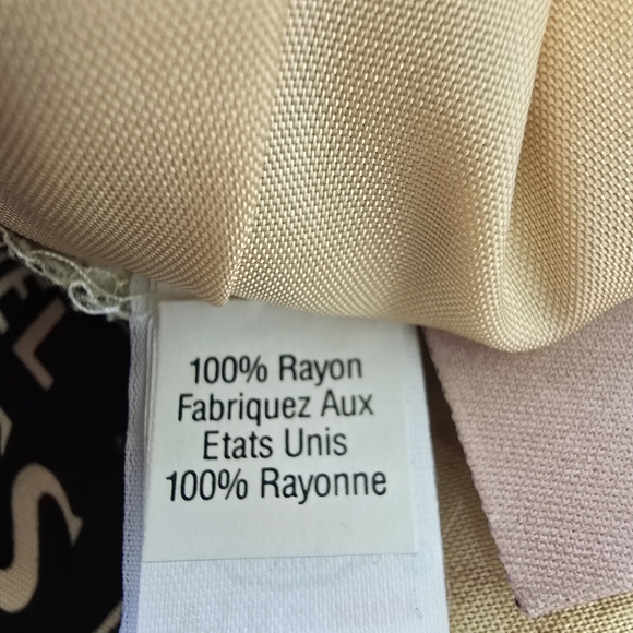 Vintage Diane Von Furstenberg Rare Print Pencil Skirt Beige Designer Size 6 - Picture 8 of 10